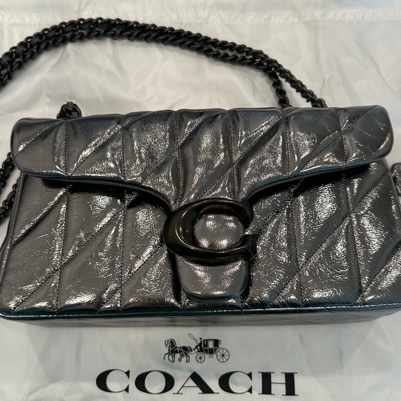 Coach Handbags - NWOT Coach- Tabby 26 Quilted Shoulder Bag- Anthracite/Pewter